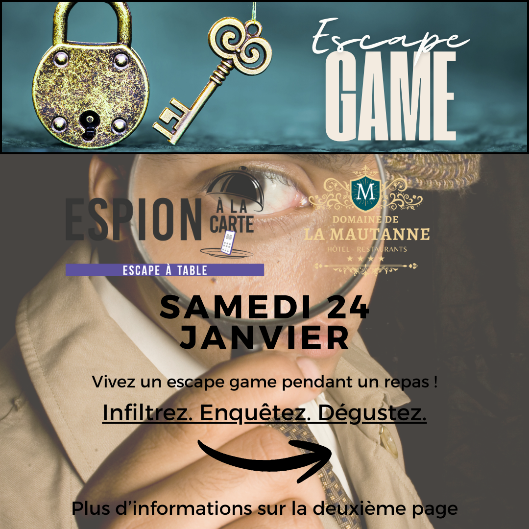 affiche escape game